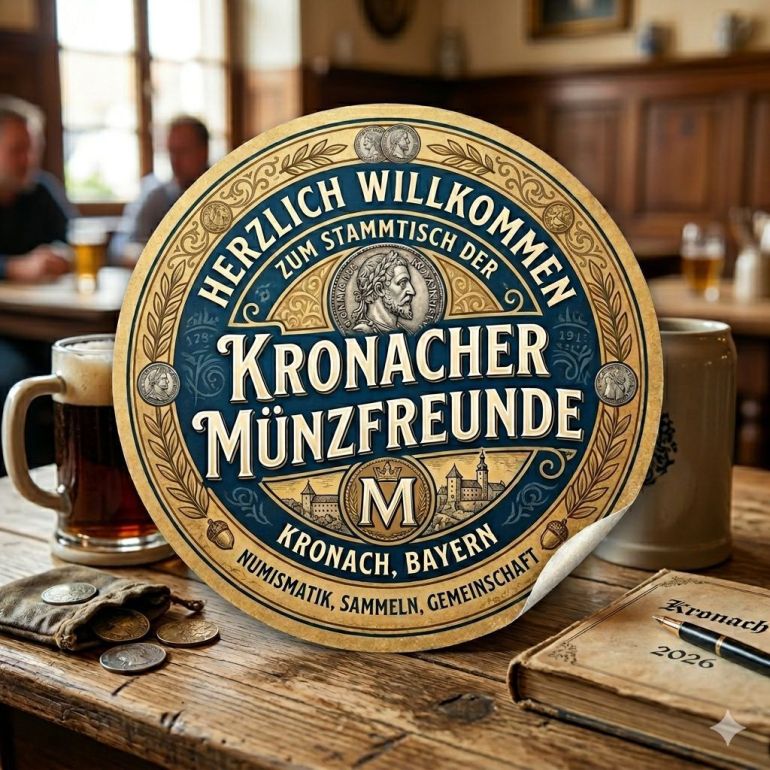 Herzlich willkommen zum Stammtisch der Kronacher Münzfreunde